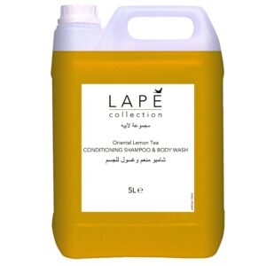 LAPĒ Shampoo & Body Wash Lemon Tea 5L, 2 τμχ/κιβ
